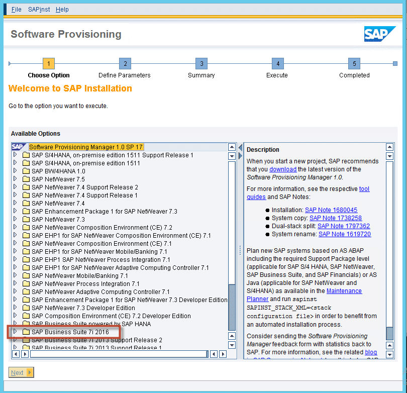 Installation of EHP8 for SAP ERP 6.0 on Windows server