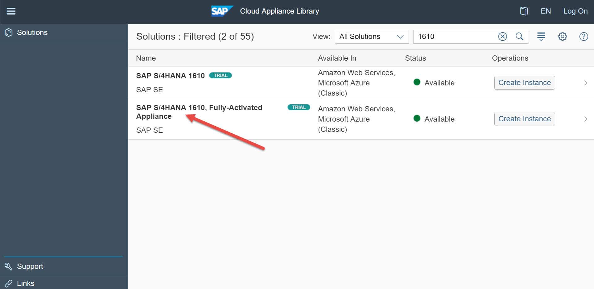Connecting a CAL S/4HANA Instance to SAP Cloud Platform Web IDE